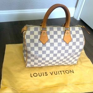 Louis Vuitton Speedy 25 in Damier Azur